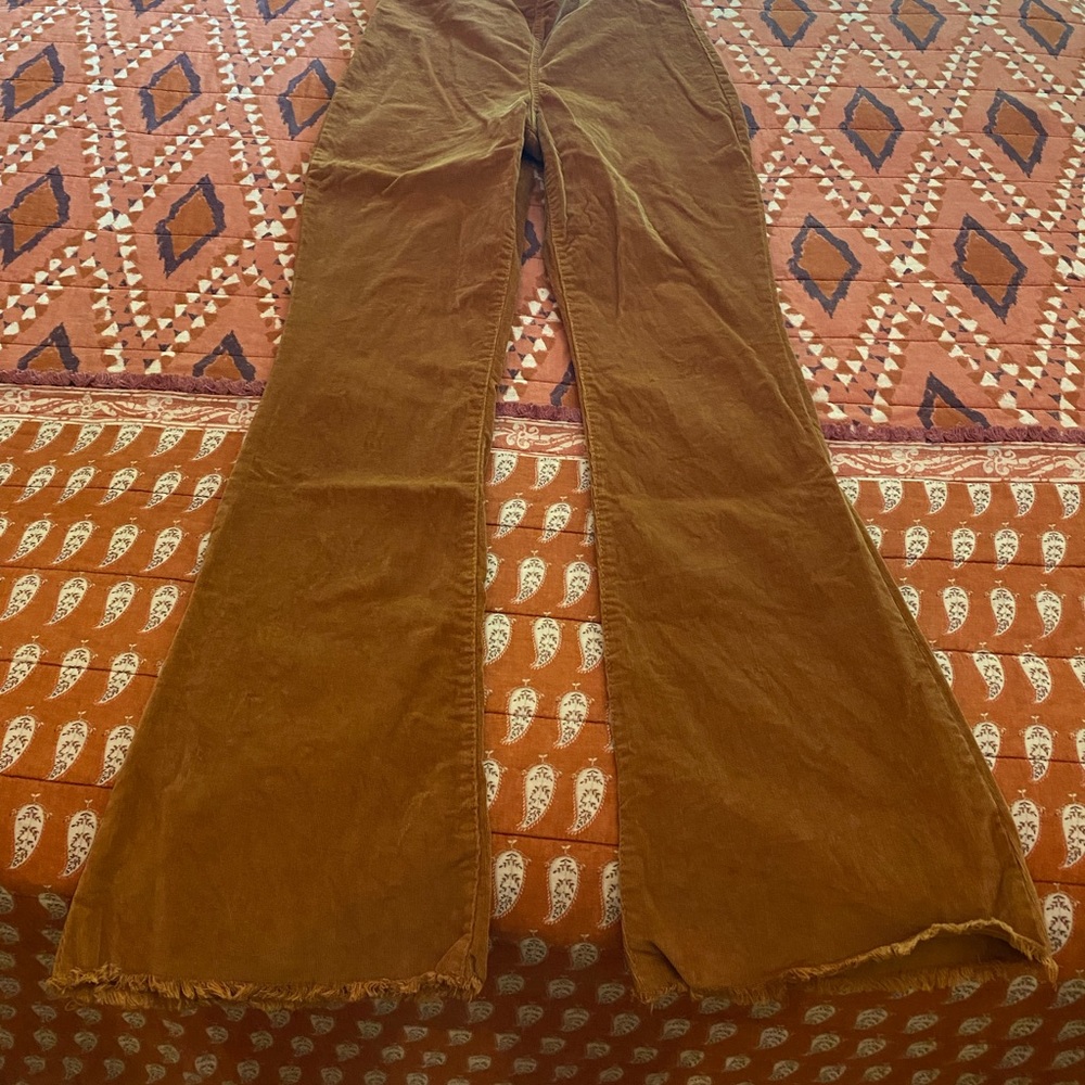 Knox Rose, raw hem corduroy flare pants